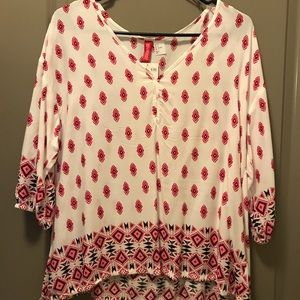 White Tribal Blouse